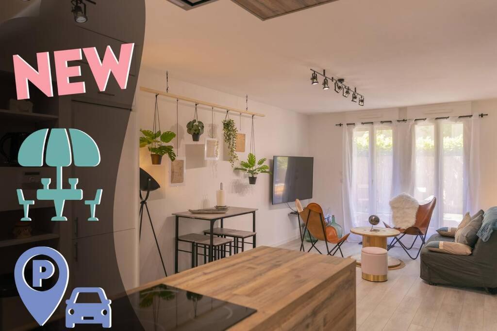 מץ Superbe Appart Plein Centre Avec Parking & Jardin מראה חיצוני תמונה